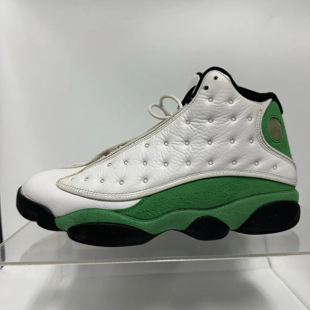 Air Jordan 13 XIII Retro Lucky Green Basketball Shoes DB6537-113 Men's Size 10